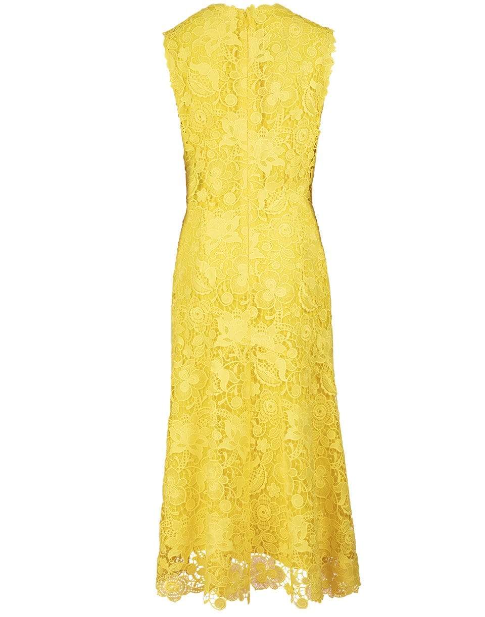 MONIQUE LHUILLIER-Jewel Neck Sleeveless Skirt Dress-