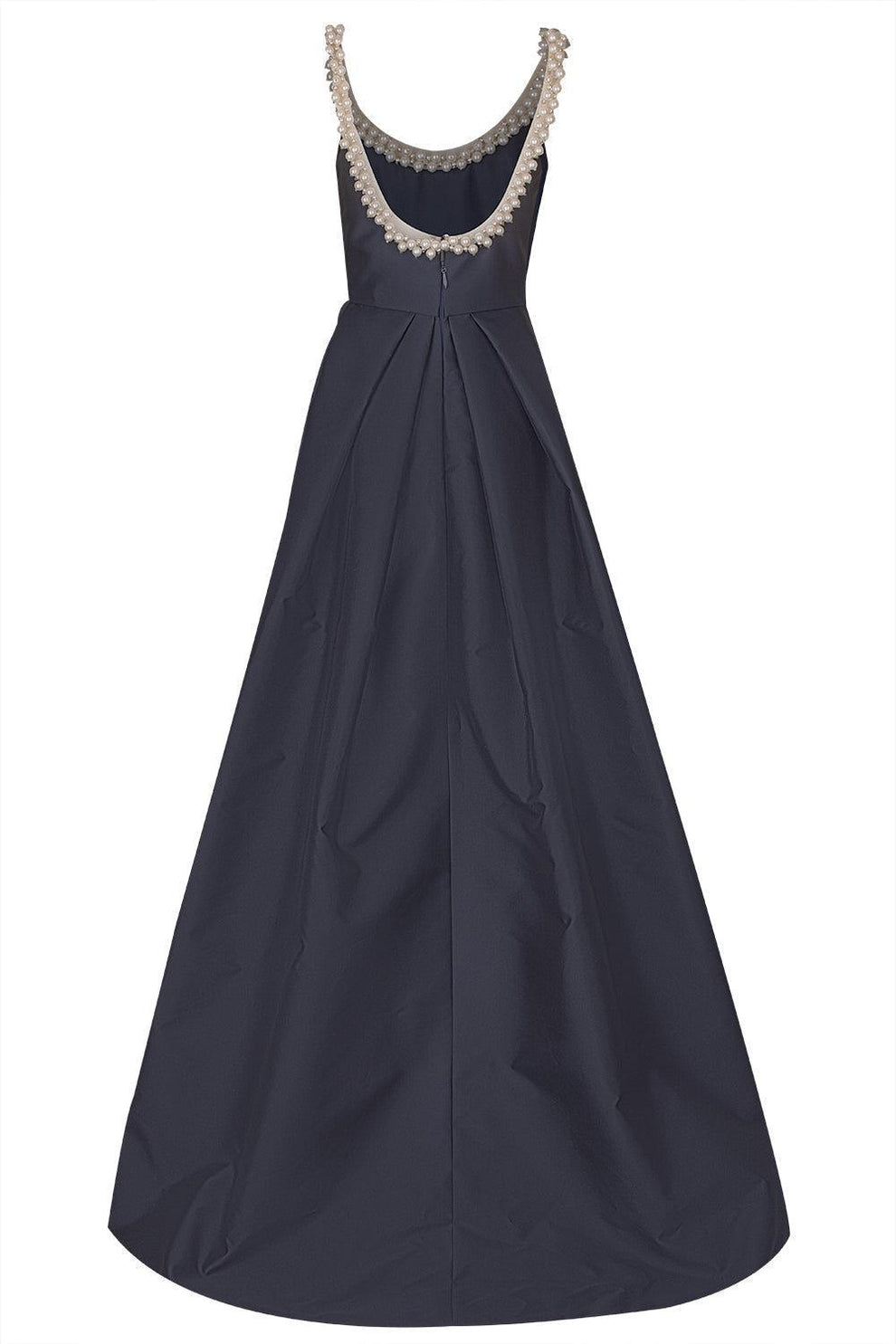 Embellished Scoop Neck Gown