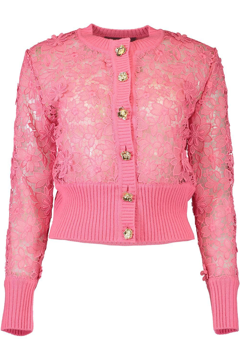 Lace Cardigan-HIBISCUS-XS-CLOTHINGTOPCARDIGAN-MONIQUE LHUILLIER