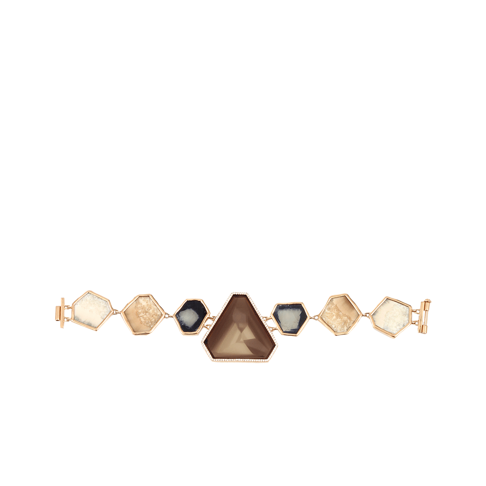 MONIQUE PEAN-Agate Walrus Ivory Bracelet-ROSE GOLD