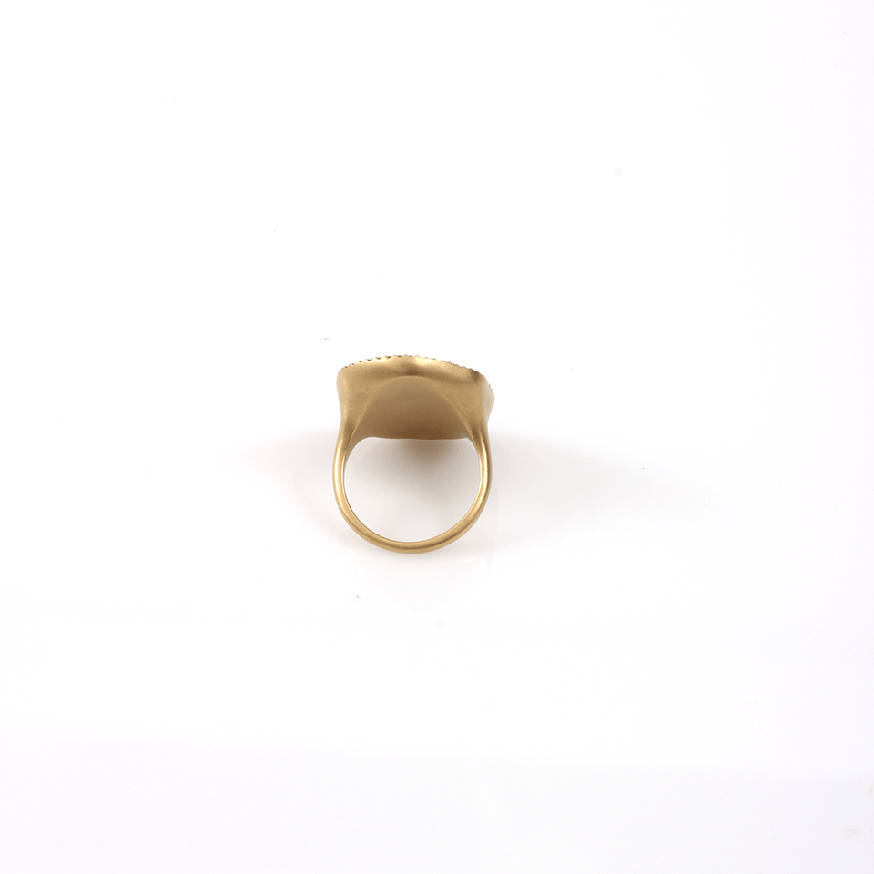 MONIQUE PEAN-Opalina And Diamond Pave Ring-YELLOW GOLD