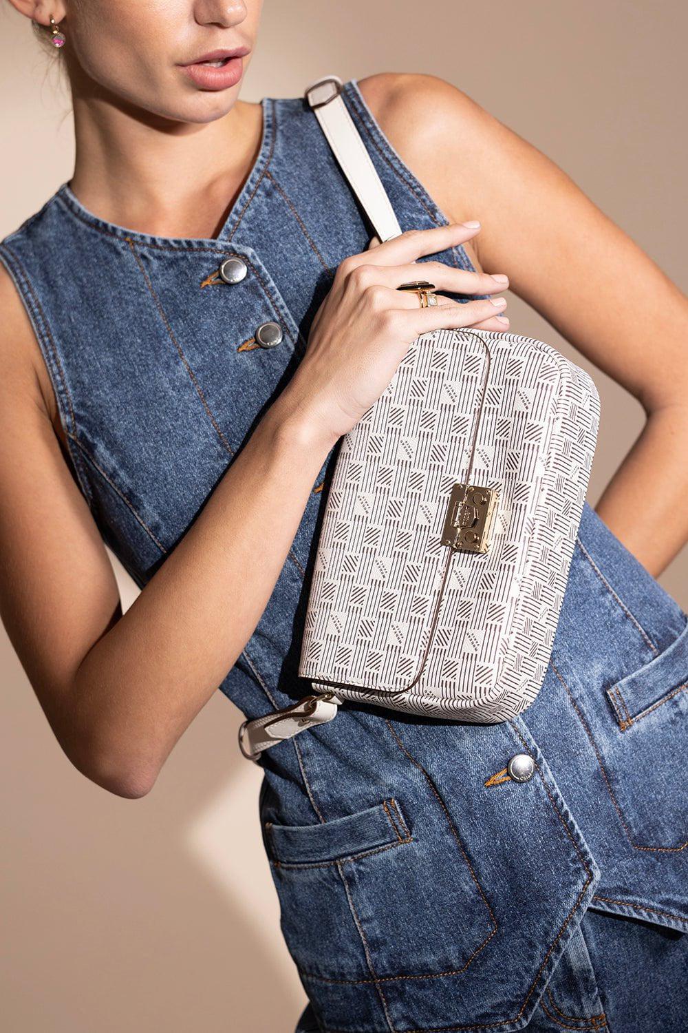 MOREAU-Croisette Crossbody PM - Milk-MILK