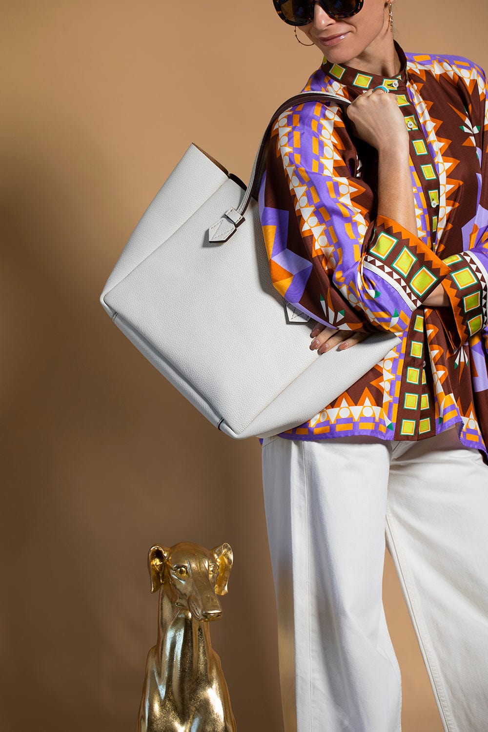 MOREAU-Vincennes Small Tote-CRAIE