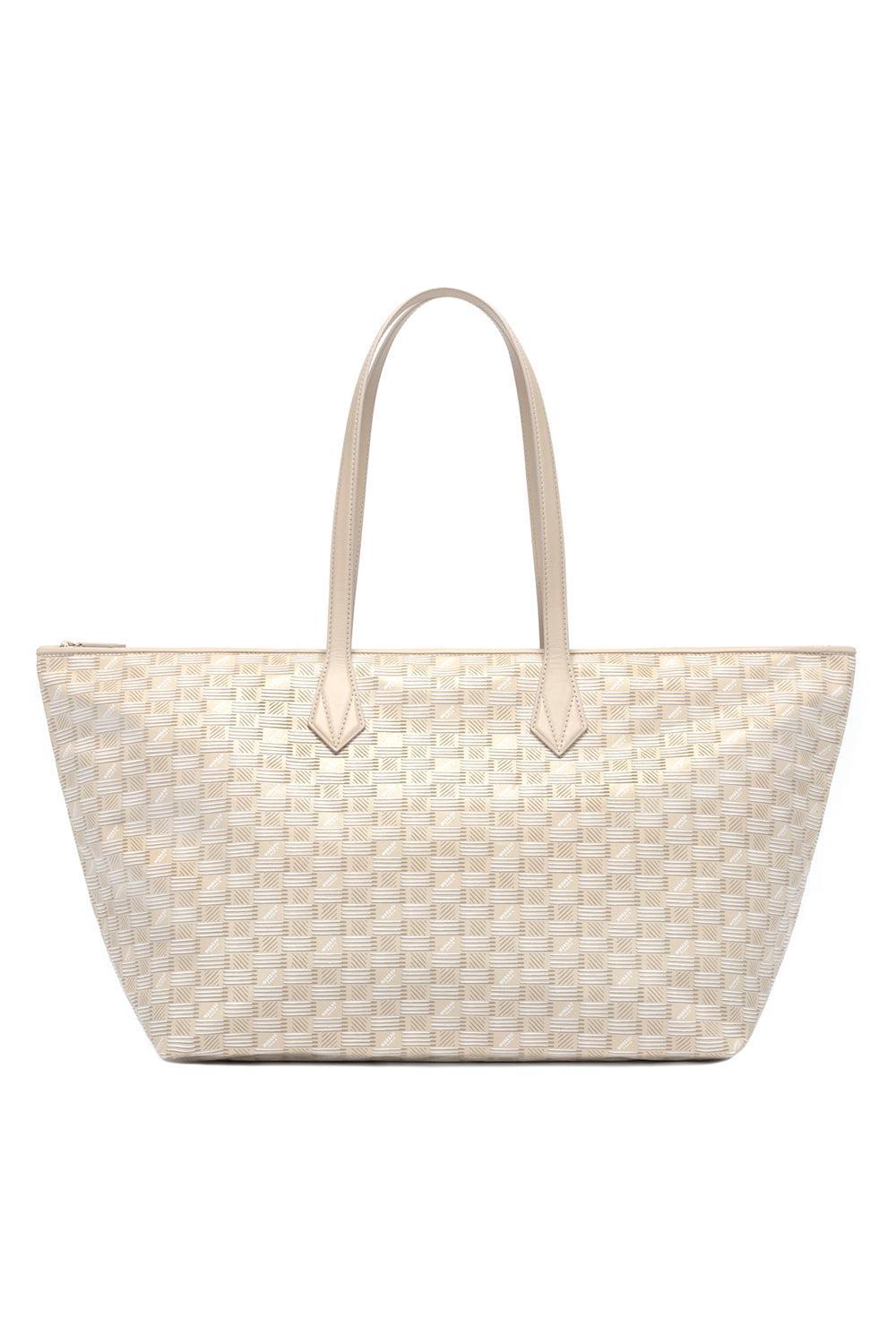 Louis Moreau Vogue Travel Tote - Cream Natural-CREAM-HANDBAGTOTES-MOREAU