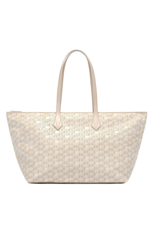 Louis Moreau Vogue Travel Tote - Cream Natural-CREAM-HANDBAGTOTES-MOREAU