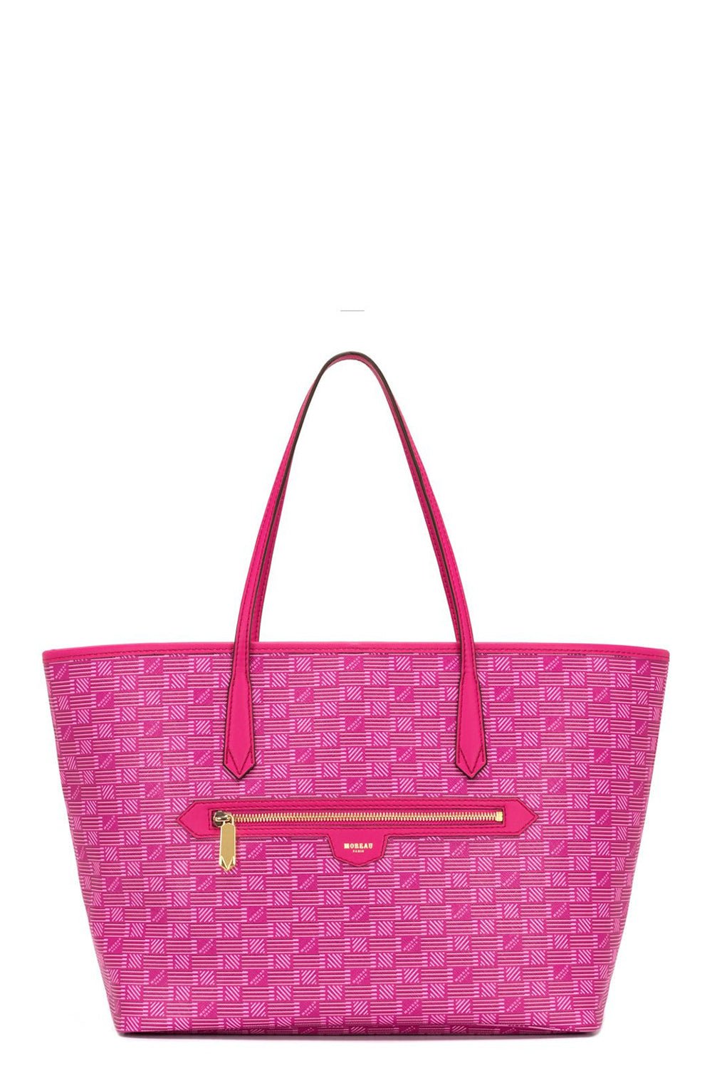MOREAU-Monaco Tote - Fuchsia-FUX/NAT