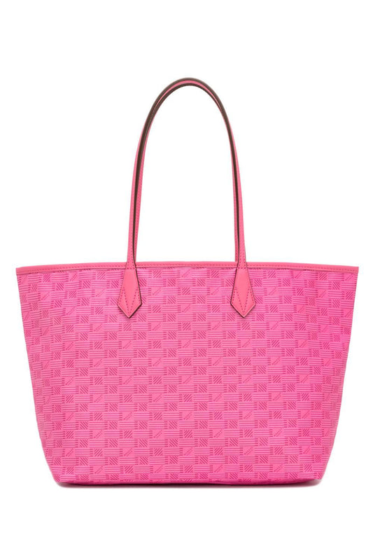 Saint Tropez Small Zip Tote - Azalea Natural-PINK-HANDBAGTOTES-MOREAU