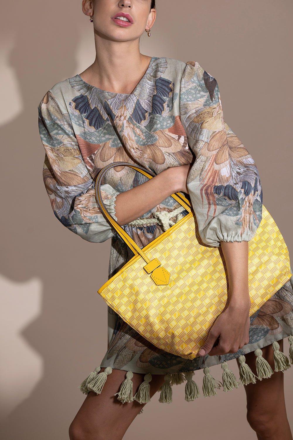 MOREAU-St Tropez Tote - Yellow-YELLOW