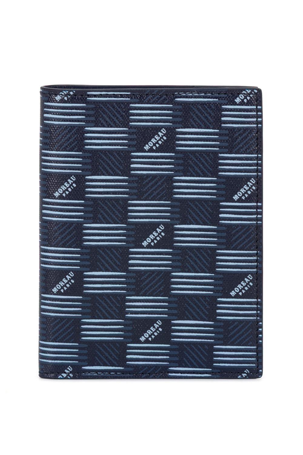 Passport Holder - Navy Blue-BLUE-HANDBAGTRAVEL-MOREAU