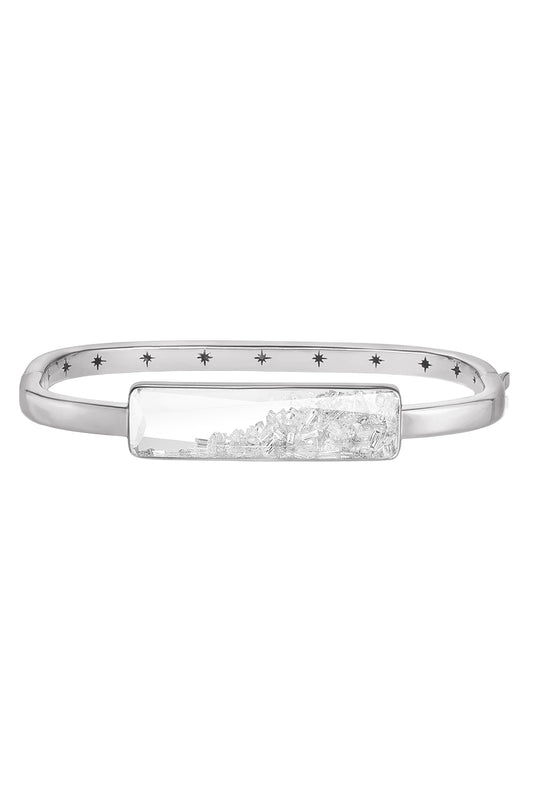 Diamond Core Bangle Bracelet-WHITE GOLD-SM-JEWELRYFINE JEWELBRACELET O-MORITZ GLIK