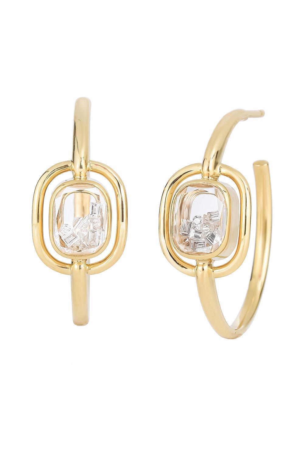 Diamond Elo 25 Hoop Earrings-YELLOW GOLD-JEWELRYFINE JEWELEARRING-MORITZ GLIK