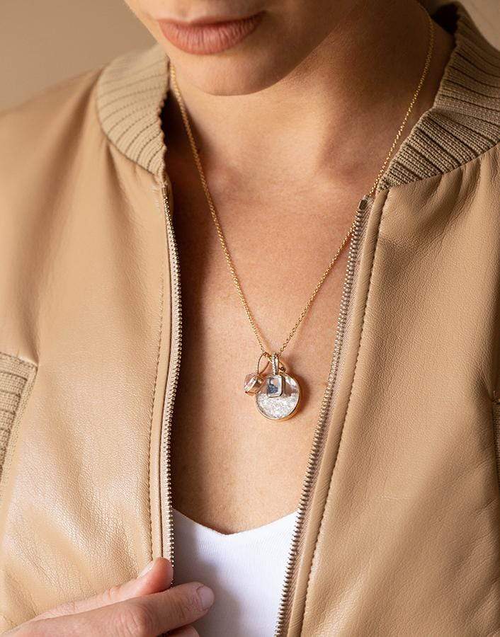 MORITZ GLIK-Naipe Blue Sapphire and Diamond Shaker Charm-PLDM