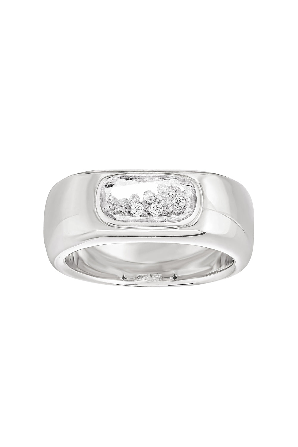 Diamond Dalila Cigar Band Ring-WHITE GOLD-6.5-JEWELRYFINE JEWELRING-MORITZ GLIK