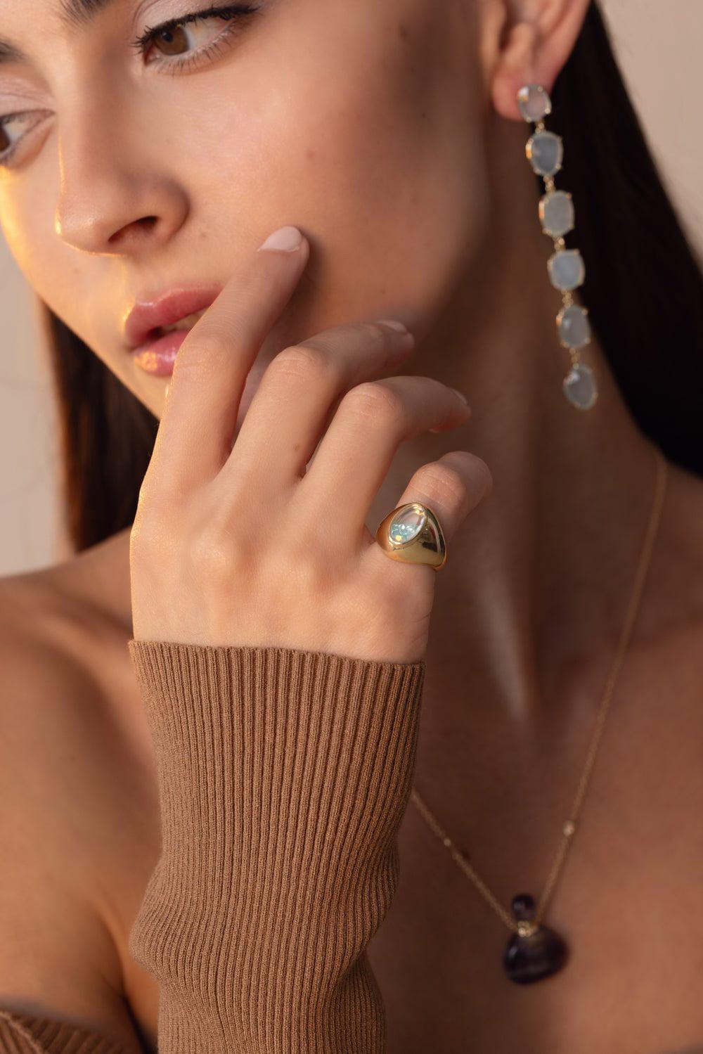MORITZ GLIK-Dedinho Signet Ring-YELLOW GOLD