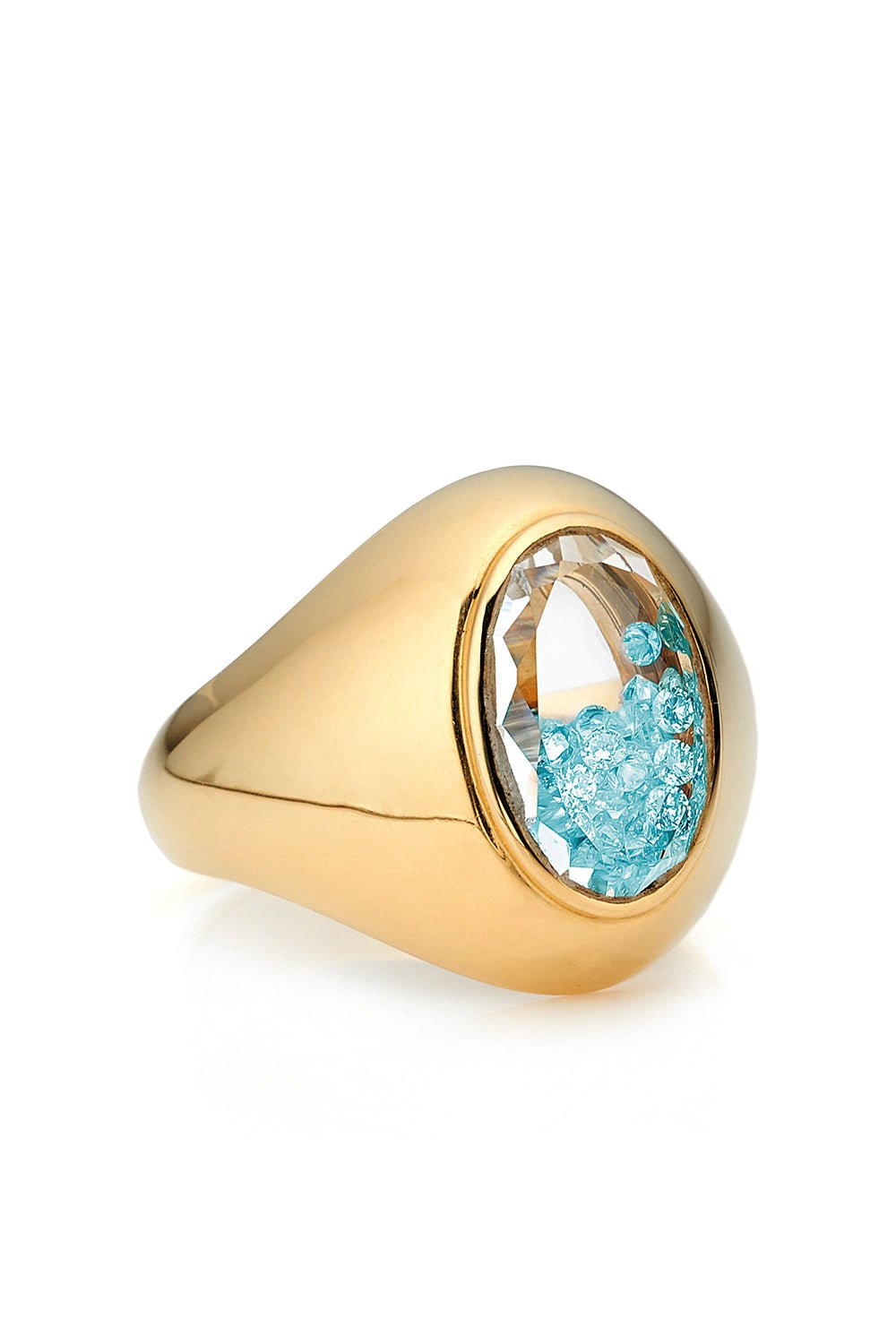 MORITZ GLIK-Dedinho Signet Ring-YELLOW GOLD
