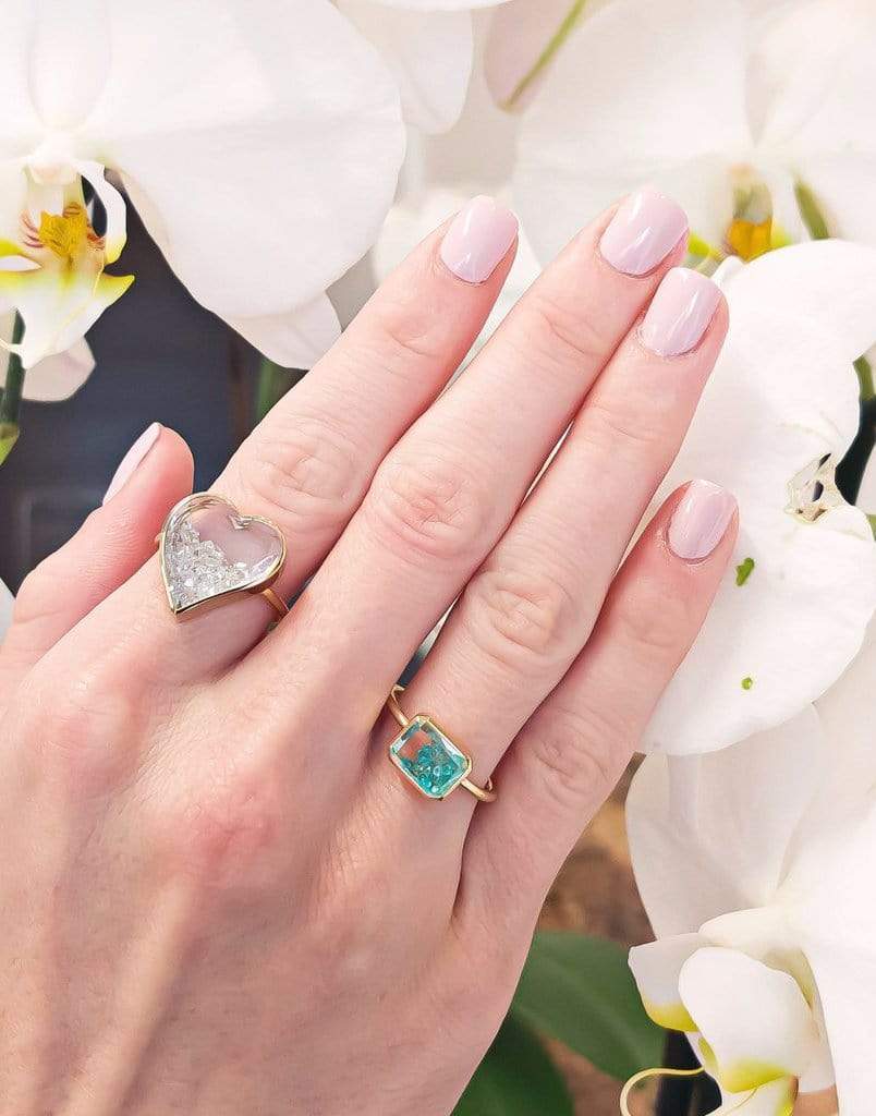 MORITZ GLIK-Afago Diamond Ring-YELLOW GOLD