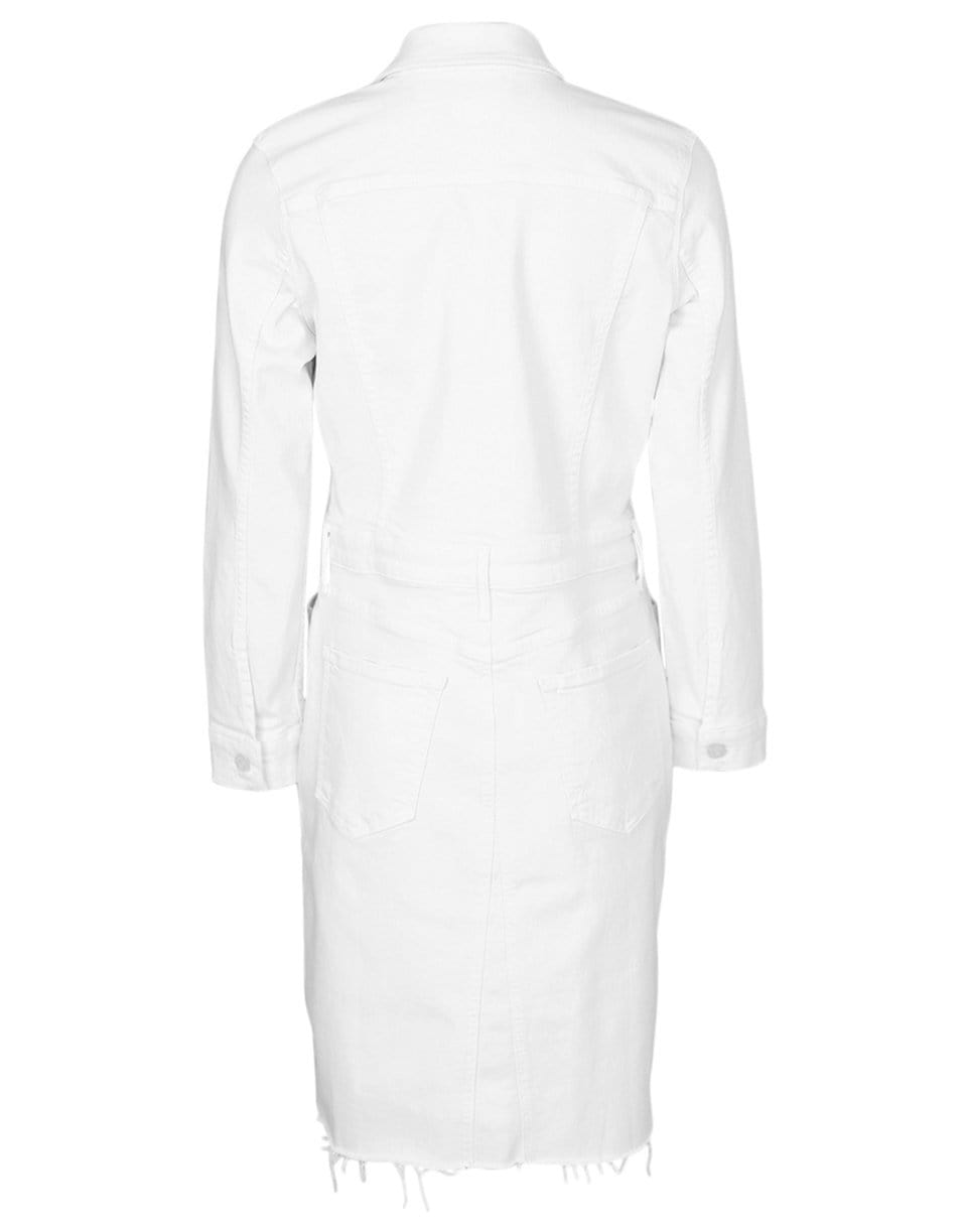 MOTHER-The Cover Up Knee Fray Dress-