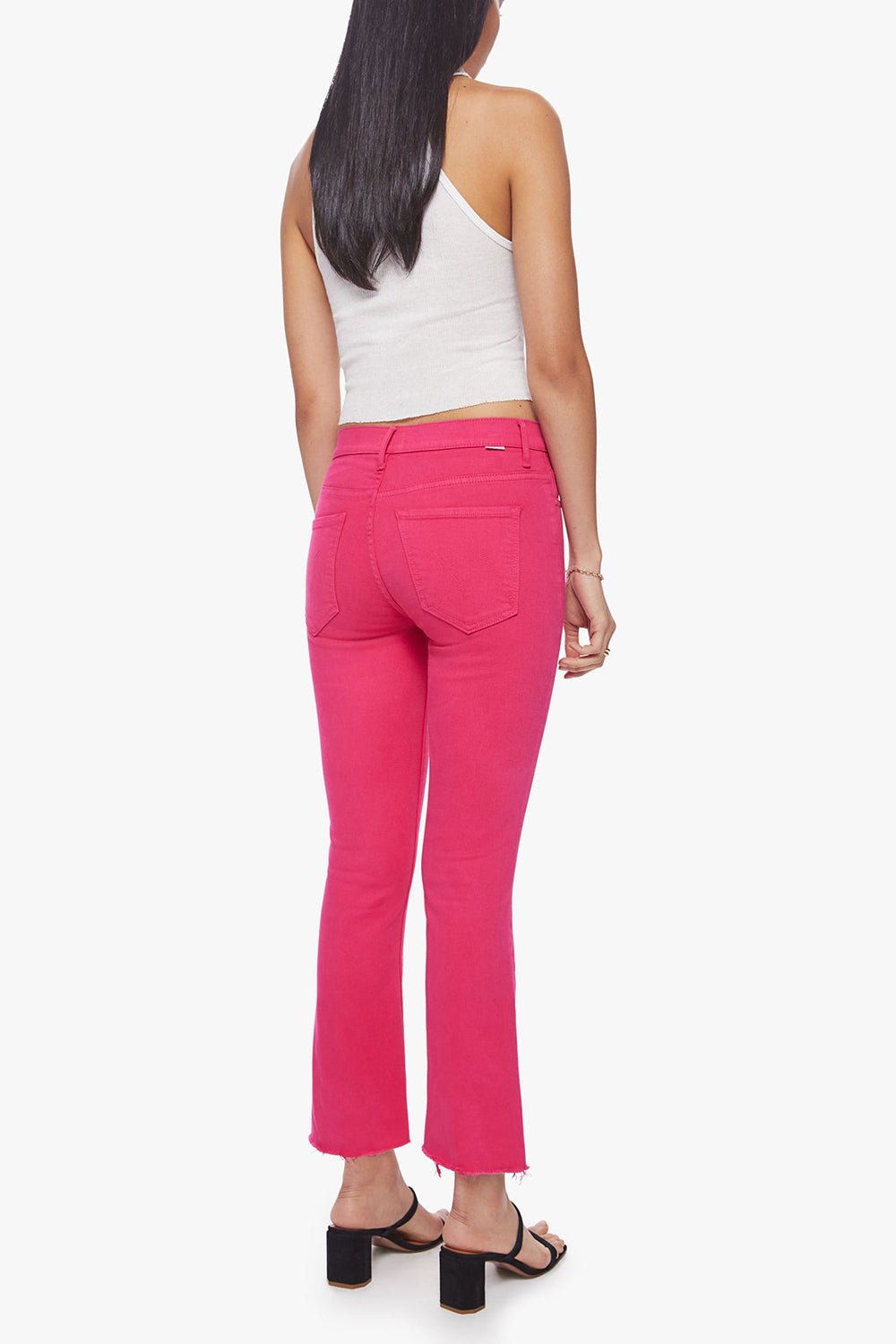 MOTHER-The Insider Crop Step Fray Pant-