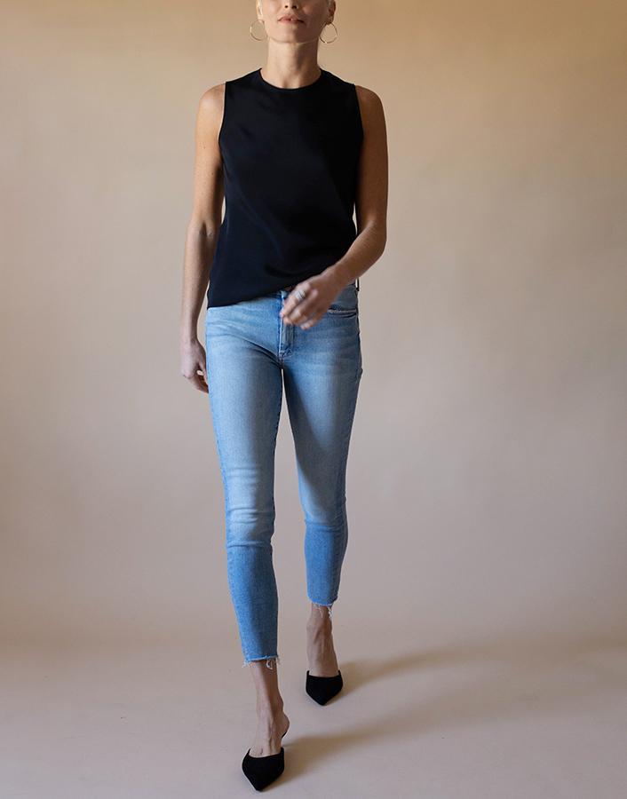 MOTHER-The Looker Ankle Fray in Au Revior-