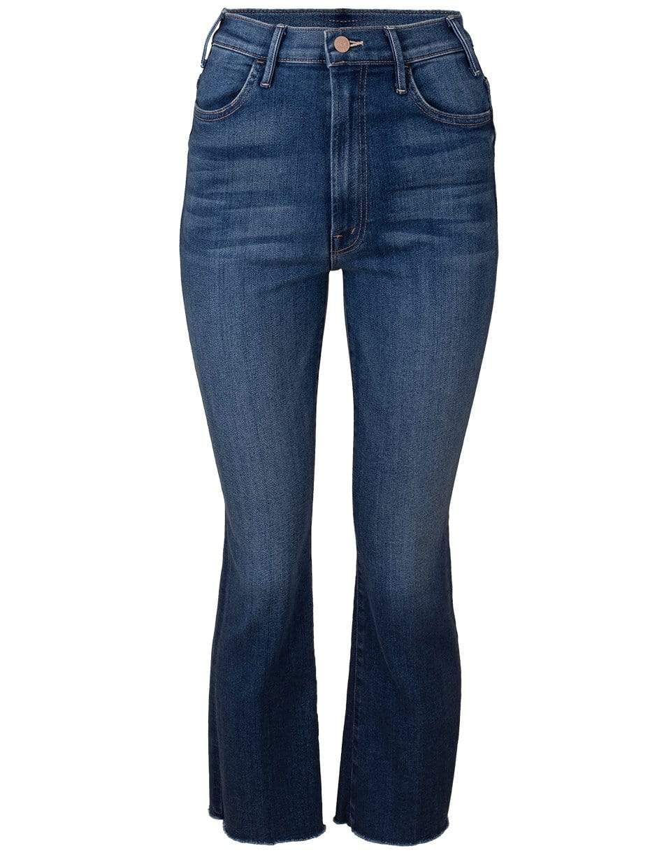 MOTHER-The Hustler Ankle Fray Denim - Ball of Yarn-