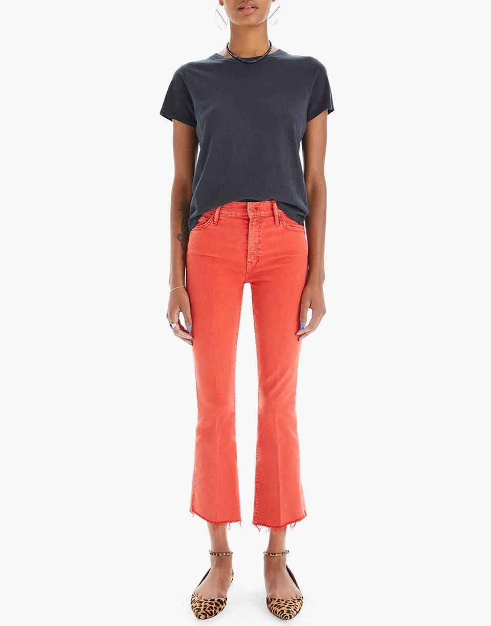 MOTHER-High Waisted Rascal Ankle Fray Jean-