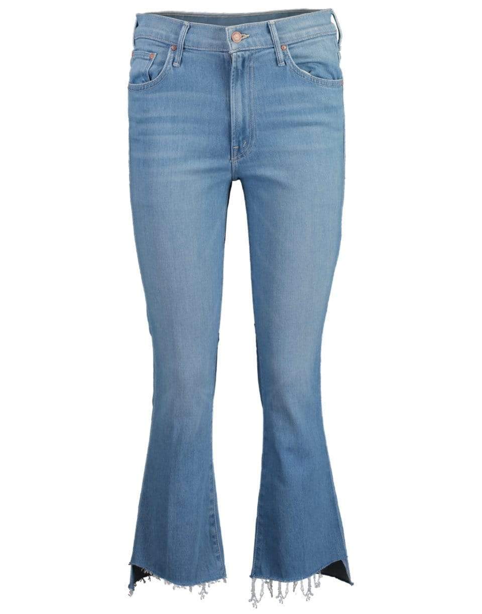 MOTHER-The Insider Crop Step Fray Denim Jean-
