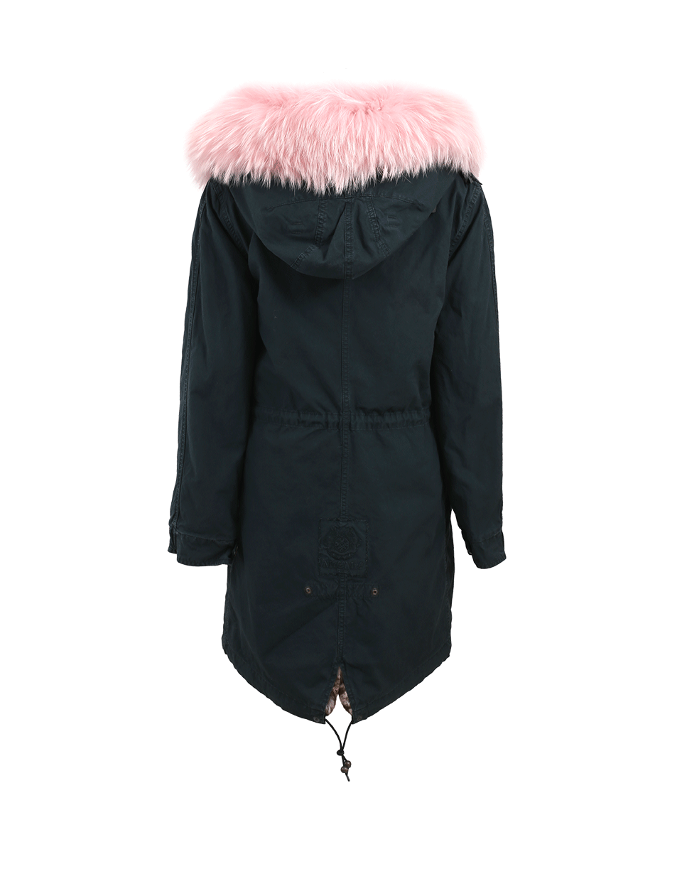 MR & MRS ITALY-St. Moritz Embroidered Parka-SPRC/PNK