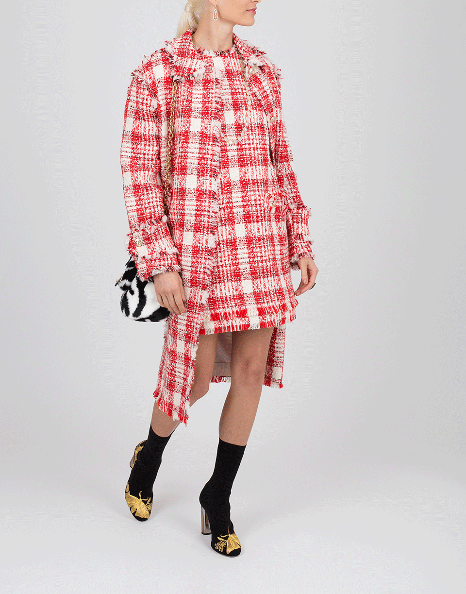 MSGM-Tweed Coat-