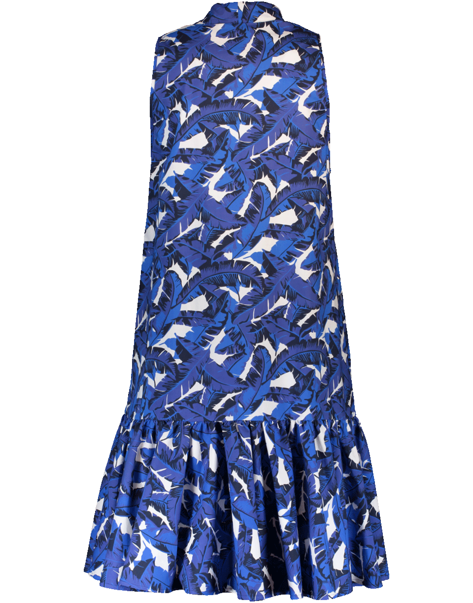 MSGM-Floral Print Trapeze Dress-
