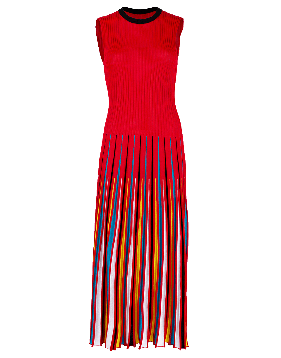 MSGM-Midi Knit Stripe Dress-
