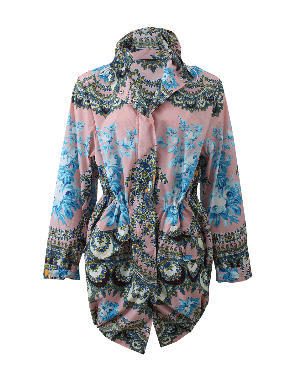 MSGM-Long Printed Parka-