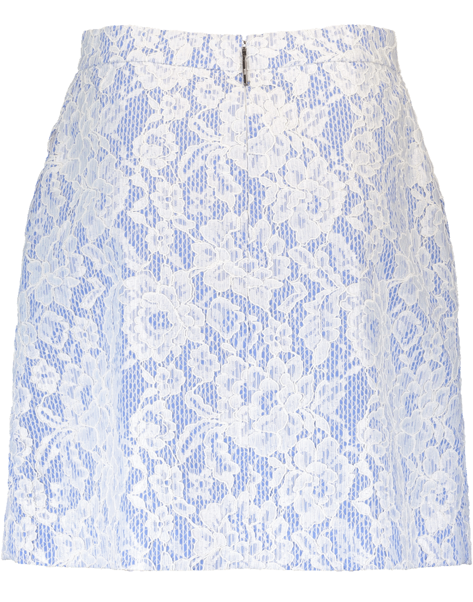 MSGM-Lace Overlay Skirt-