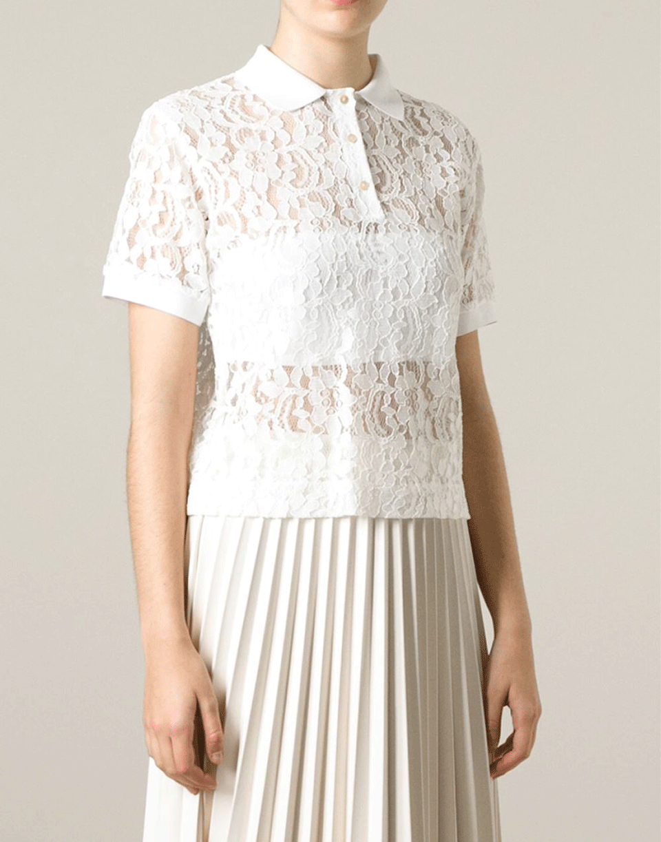 MSGM-Lace Top-