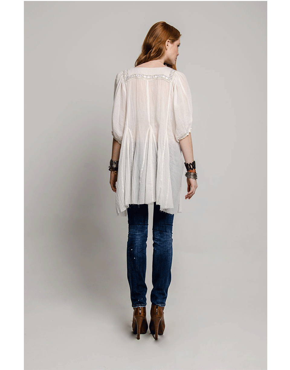 MUCHE ET MUCHETTE-Mirrored Tunic-OFF WHITE