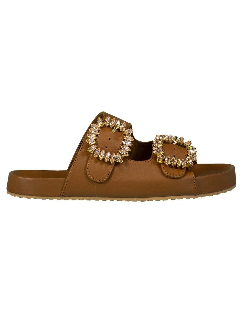 MYSTIQUE-Milan Camel Double Buckle Sandal-