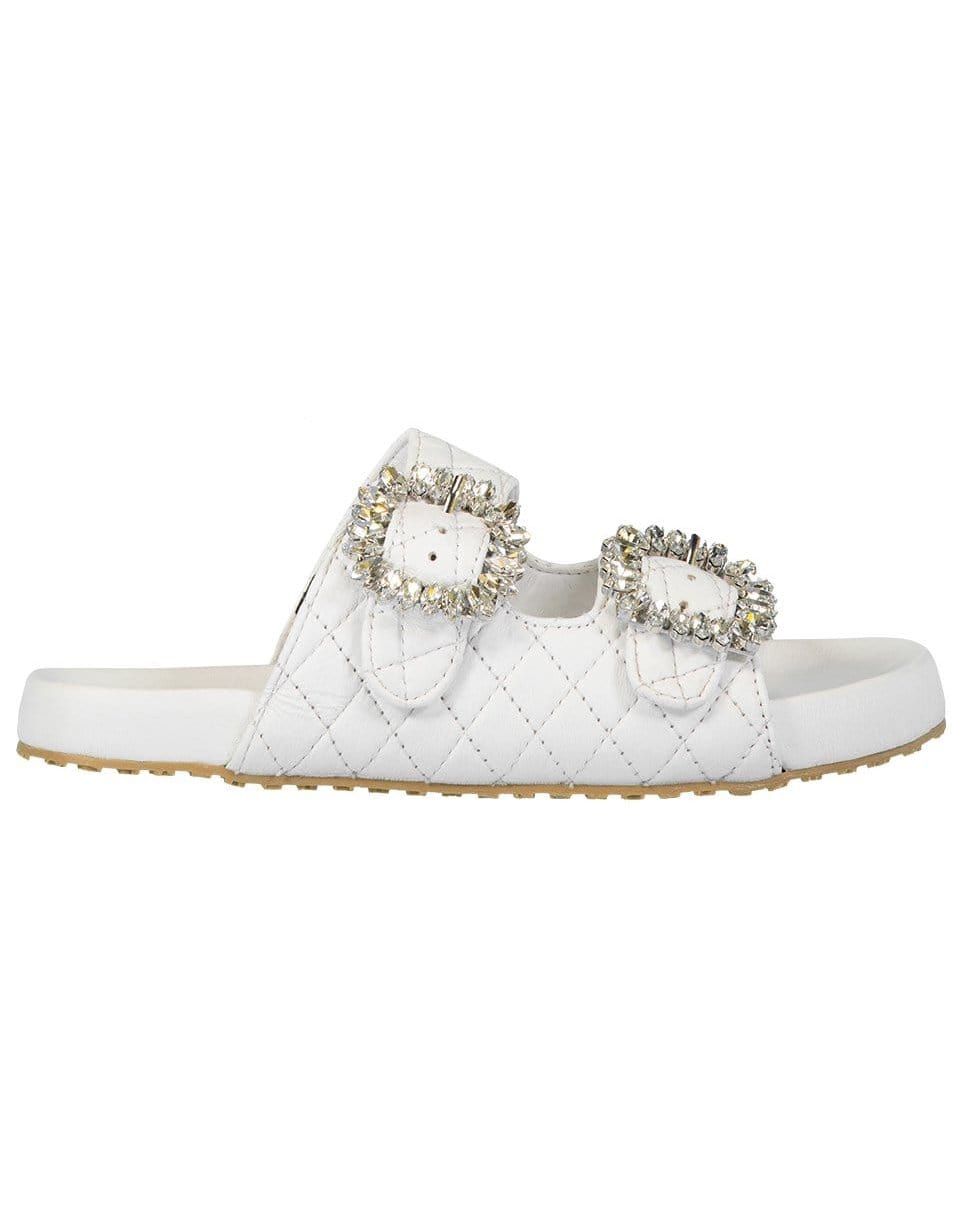 MYSTIQUE-Mesa Crystal Buckle Sandal-