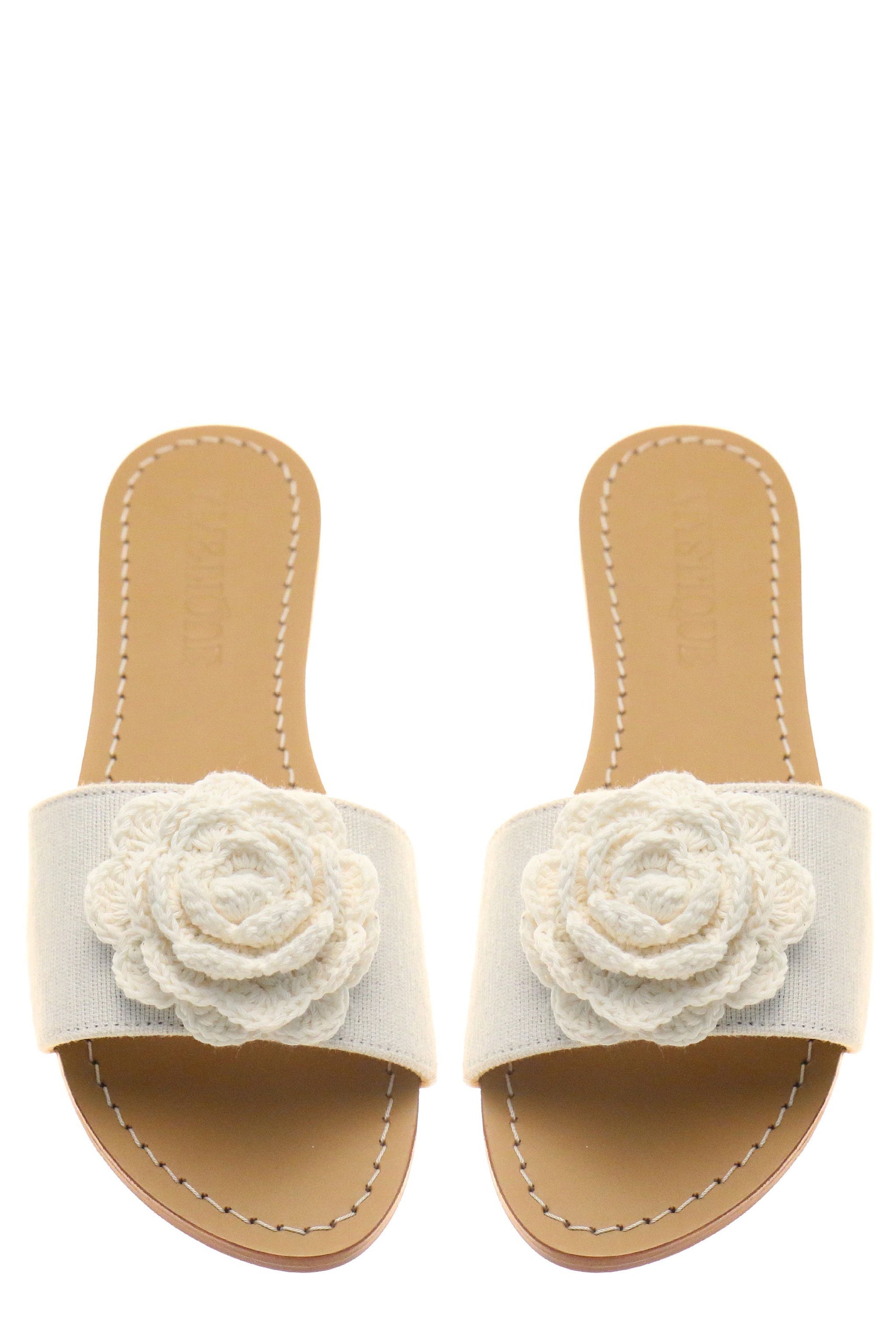 MYSTIQUE-Embroidered Rose Sandal-