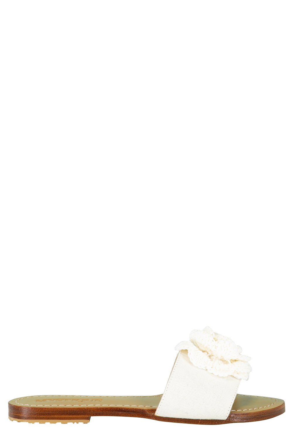 MYSTIQUE-Embroidered Rose Sandal-