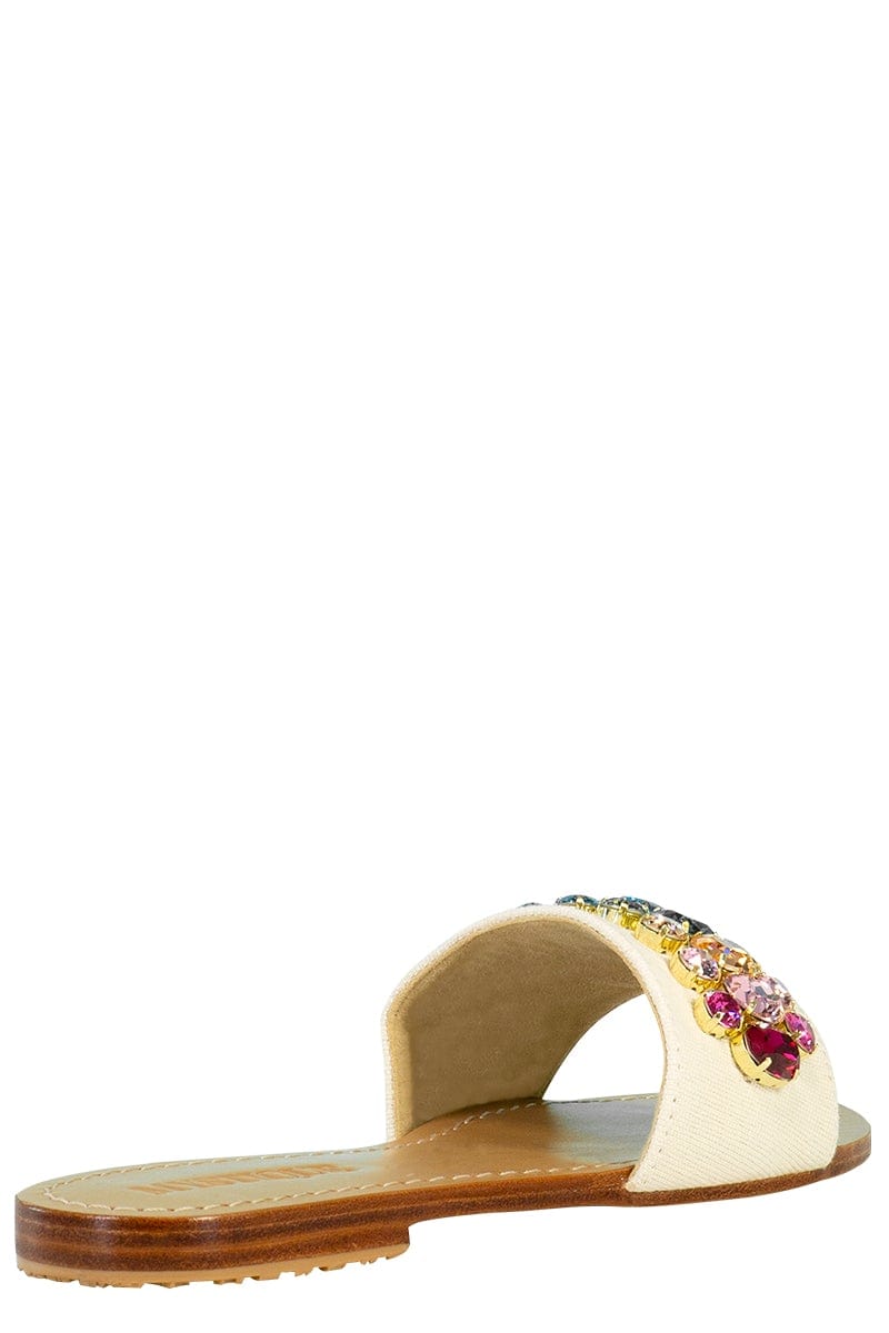 MYSTIQUE-Twill Slide With Multi Stones-