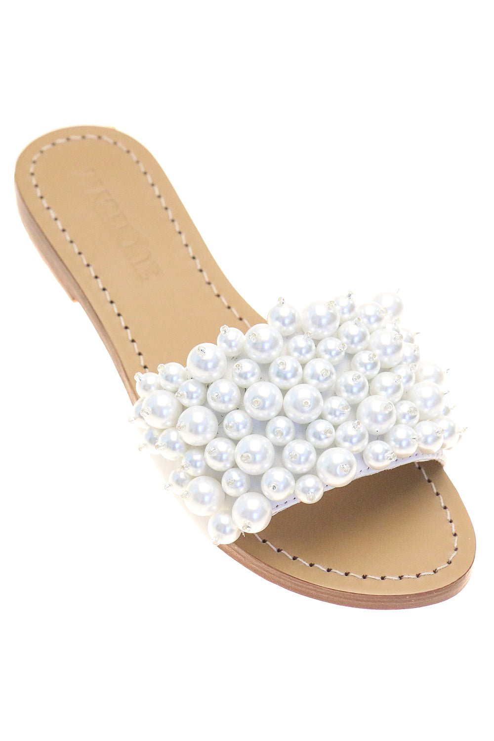 MYSTIQUE-Pearl Embellished Sandal-