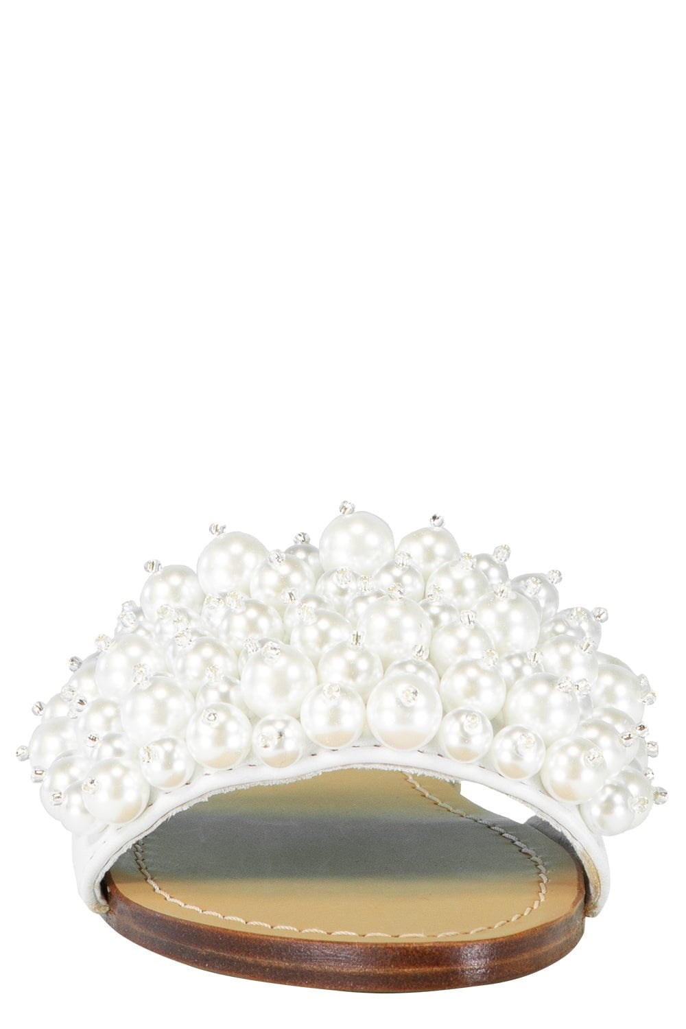 MYSTIQUE-Pearl Embellished Sandal-