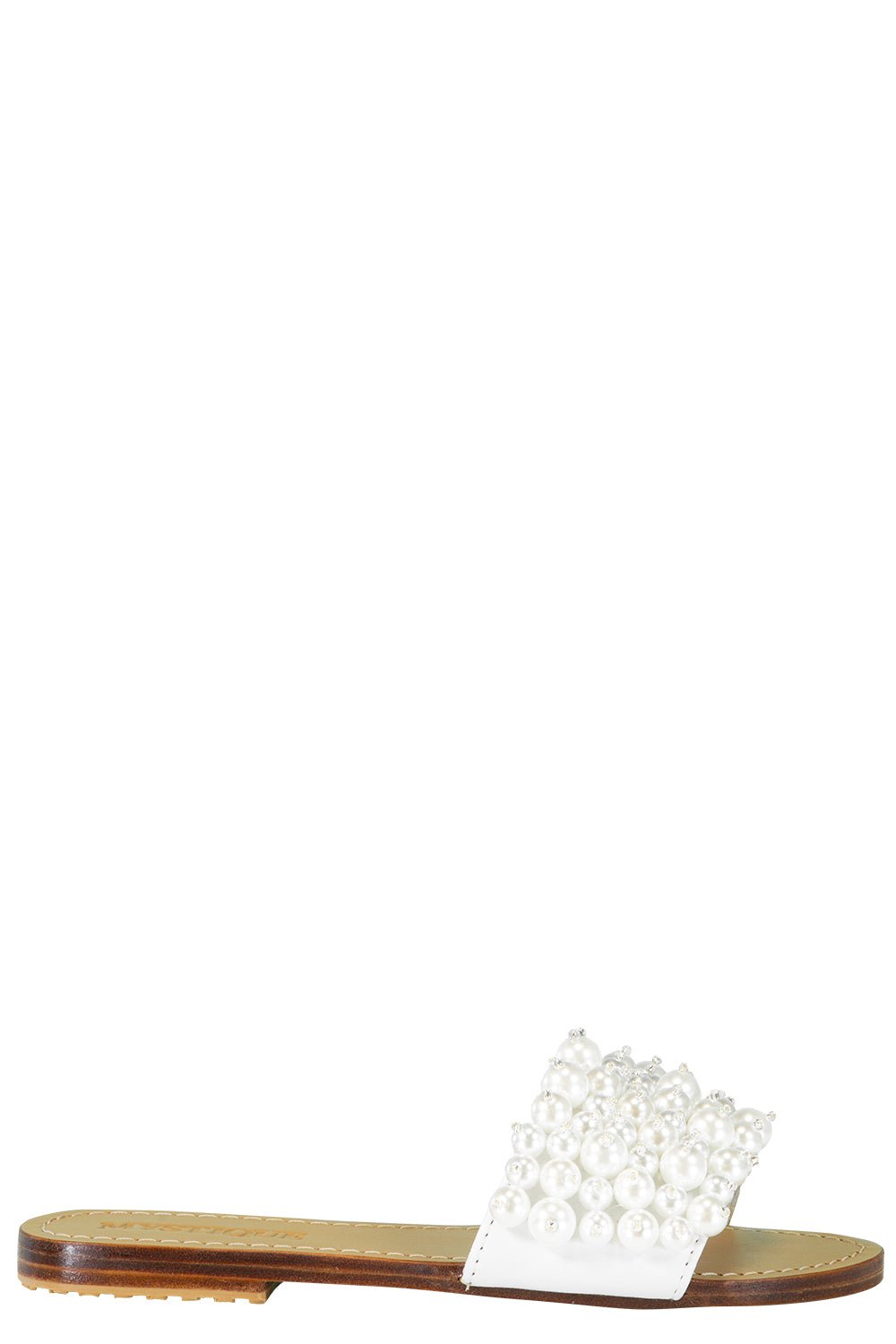 MYSTIQUE-Pearl Embellished Sandal-