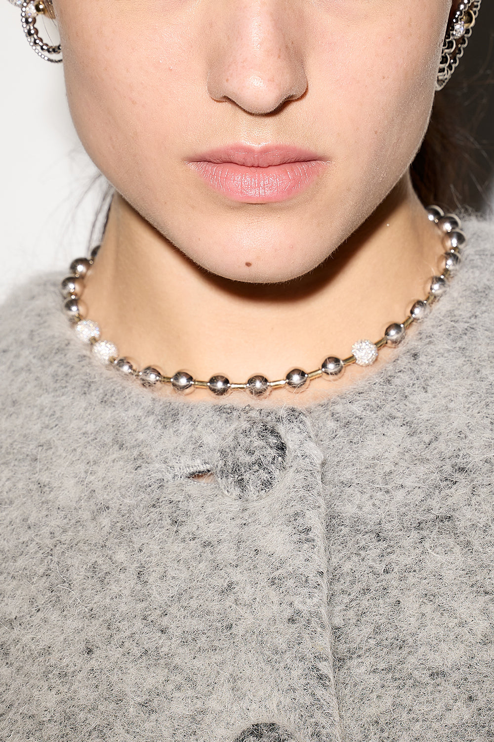 Diamond Ball Necklace