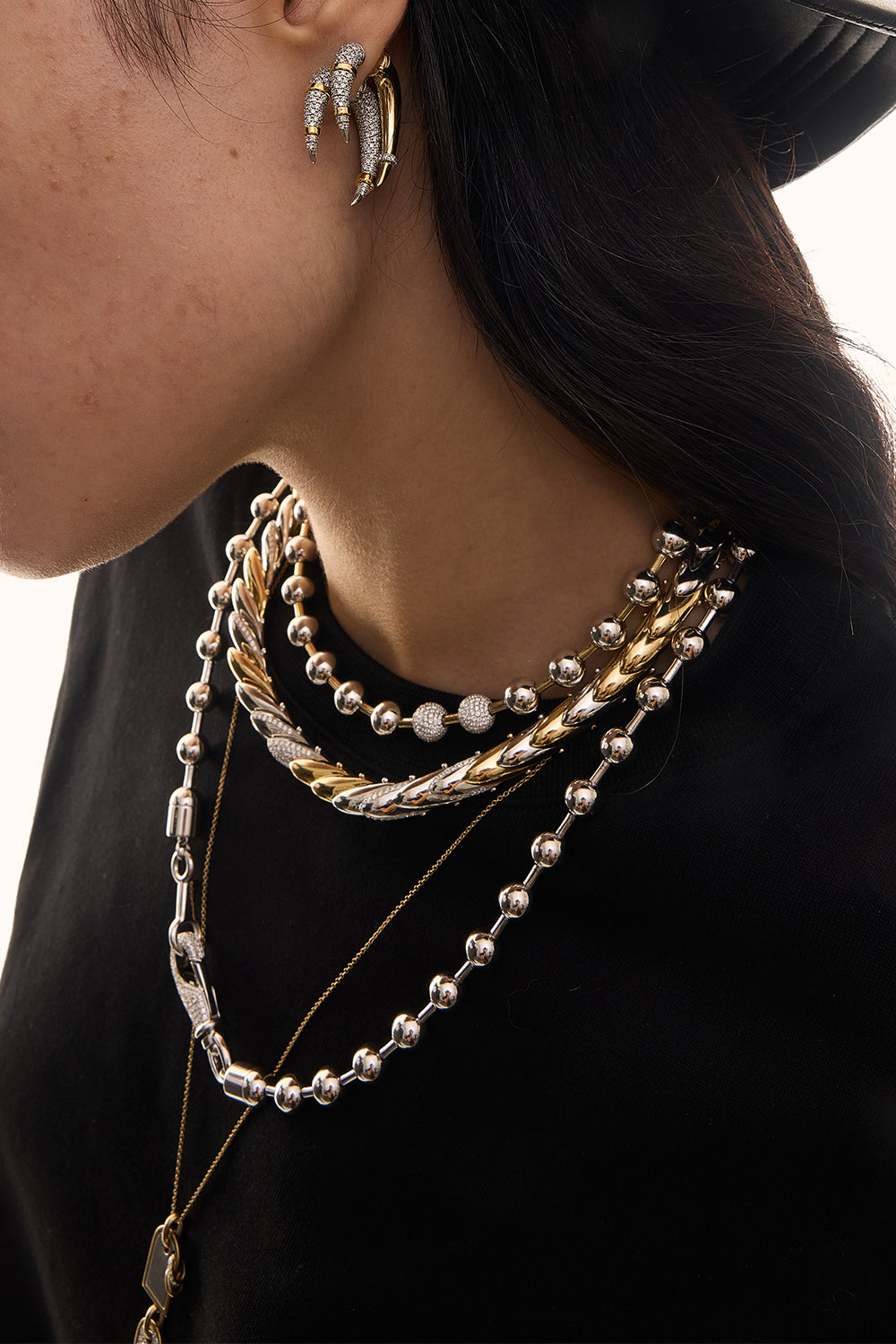 Diamond Ball Necklace