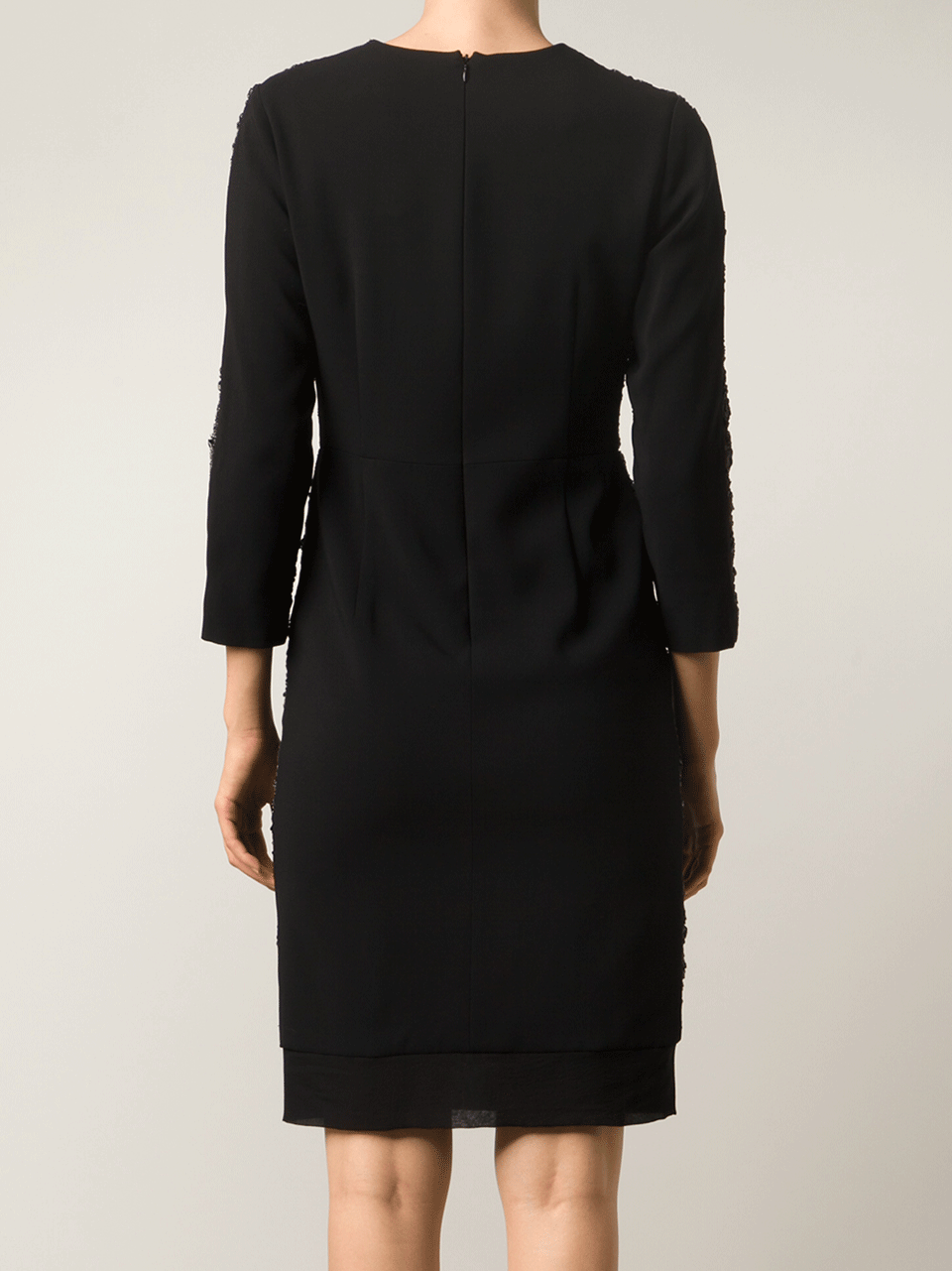 N0.21-Lame Floral Embroidered Dress-