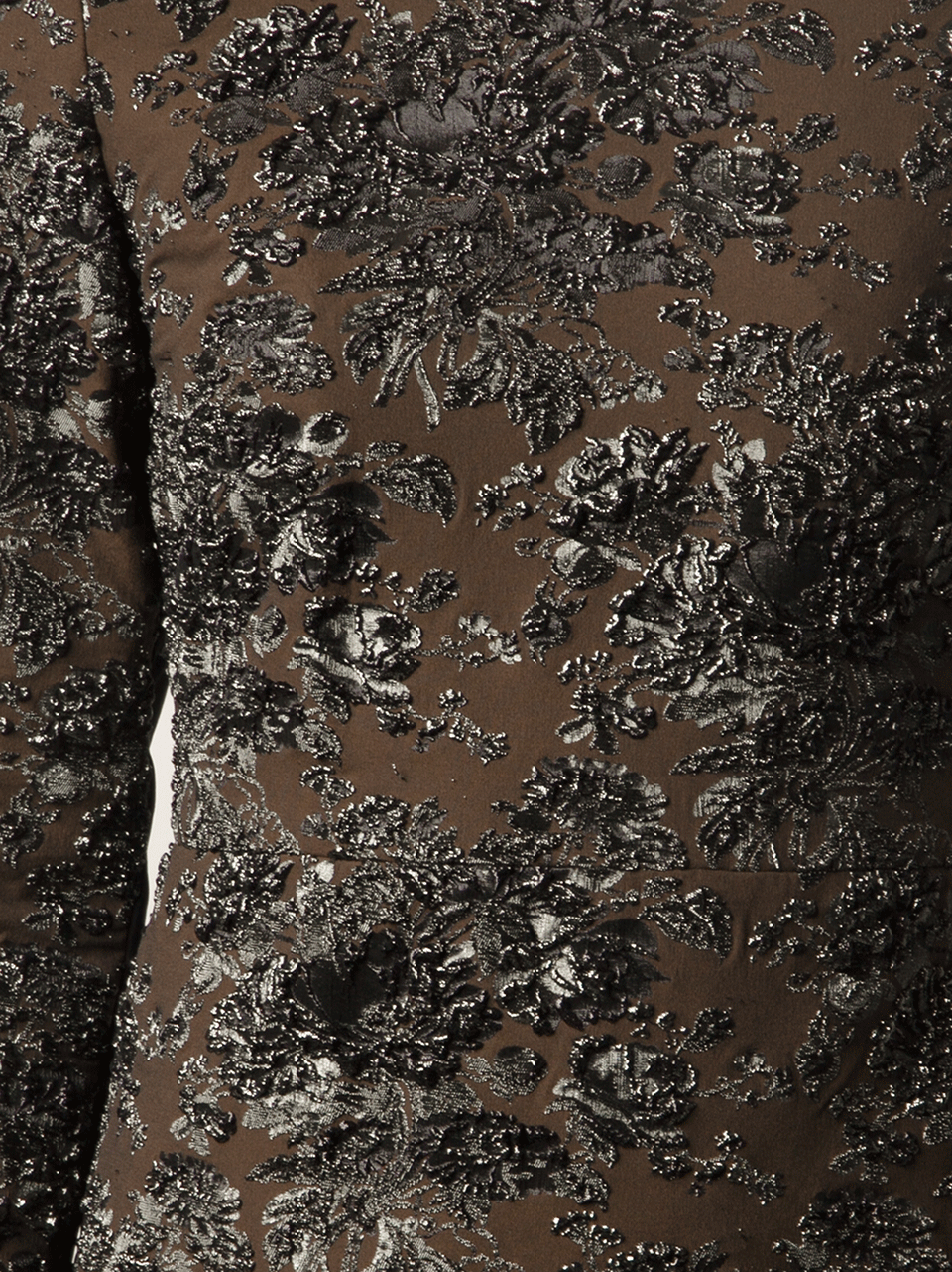 N0.21-Lame Floral Embroidered Dress-