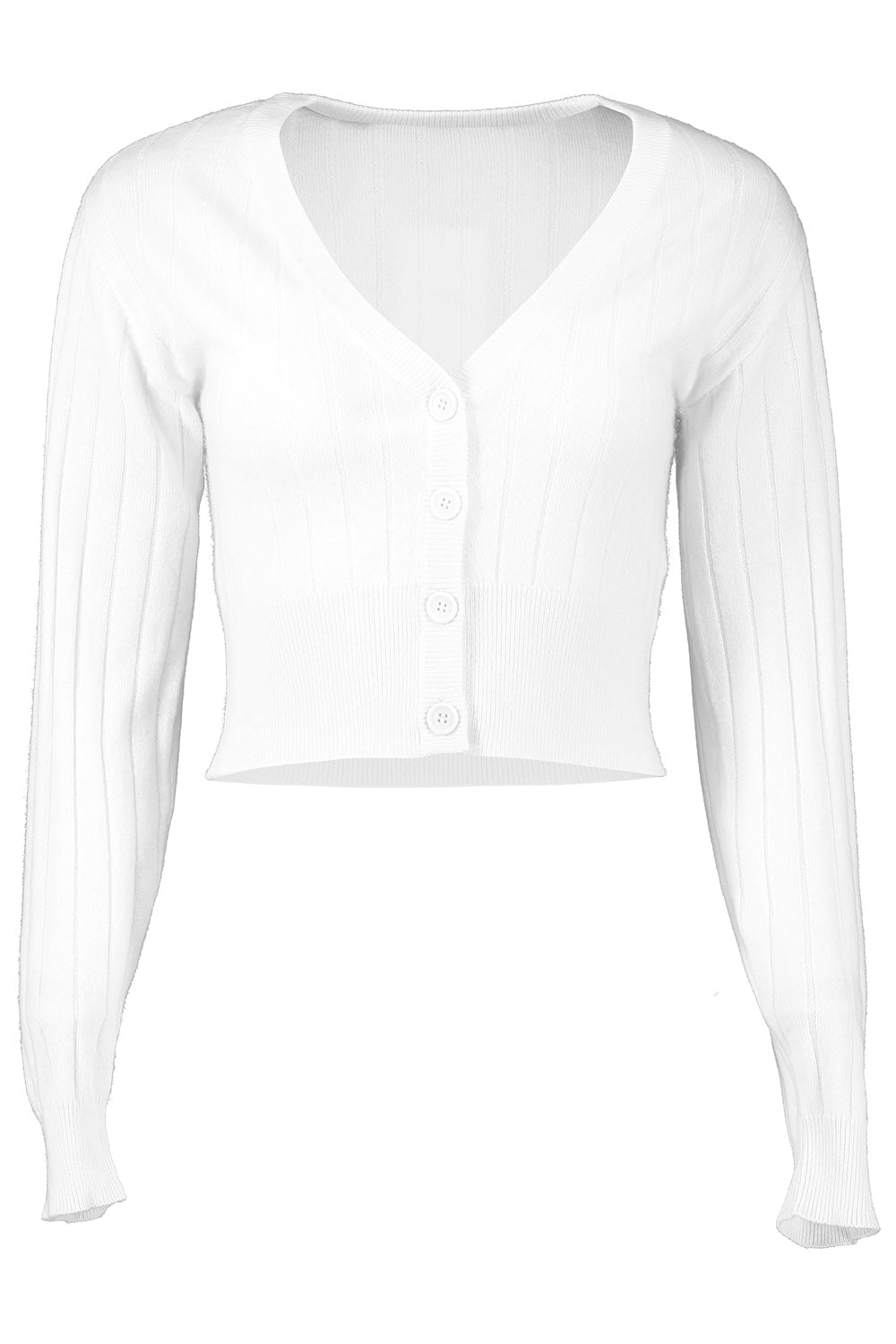 NAADAM-Ribbed Cardigan-