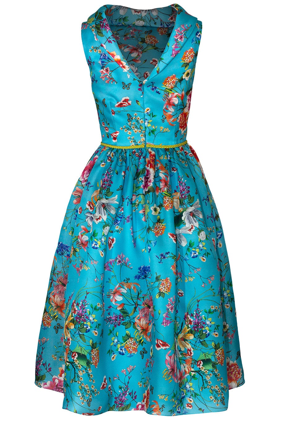 NAEEM KHAN-Positano Floral Dress-