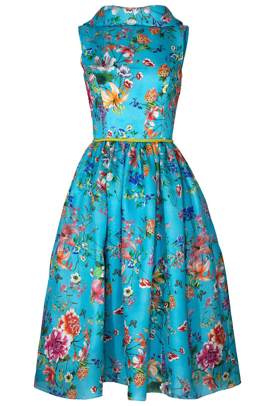 NAEEM KHAN-Positano Floral Dress-