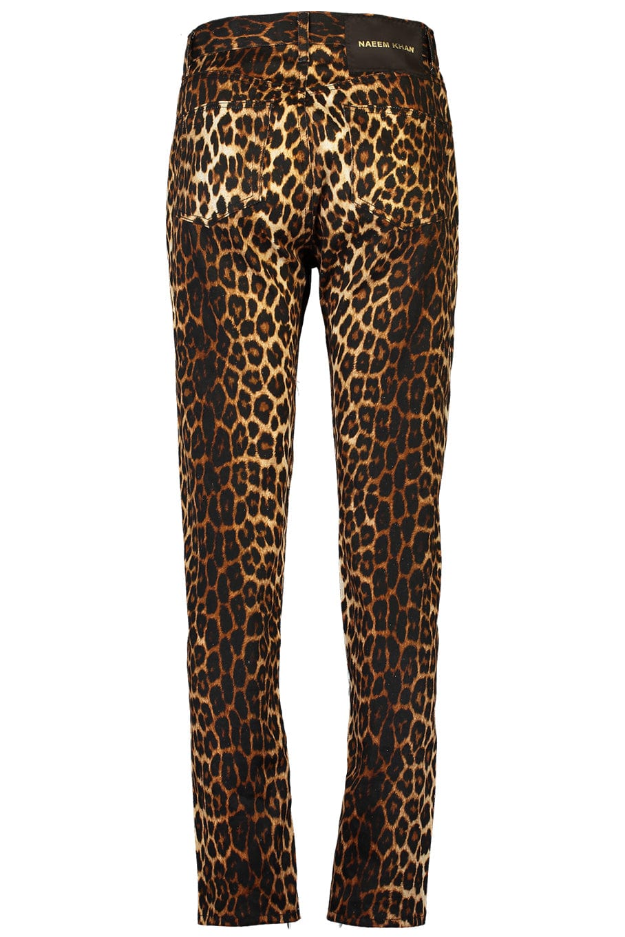 NAEEM KHAN-Havana Print Hemp Jeans-